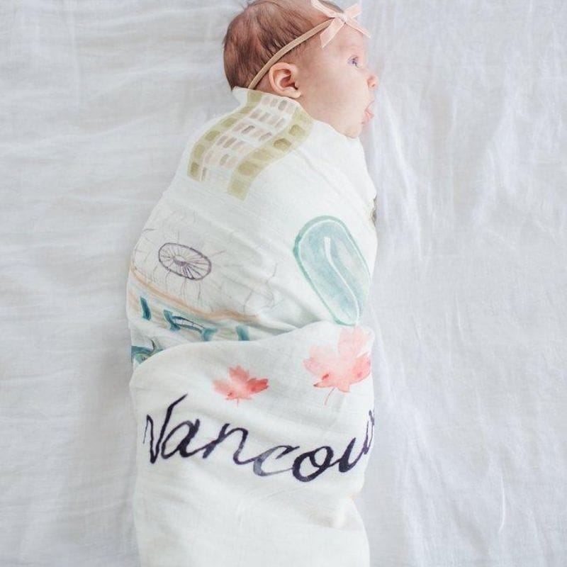 Muslin Swaddle - Vancouver Muslin Swaddle - Vancouver