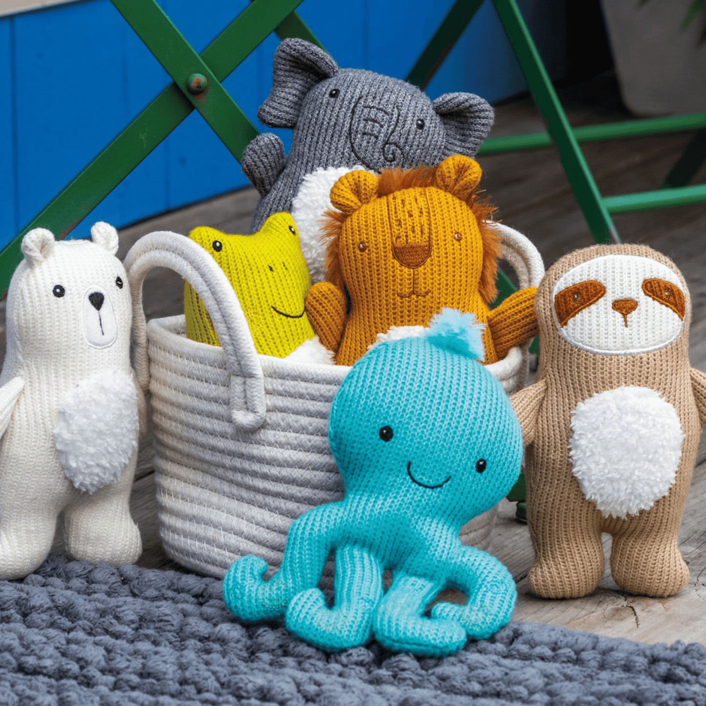 Mary Meyer Knitted Nursery Animal Rattle Mary Meyer Knitted Nursery Animal Rattle