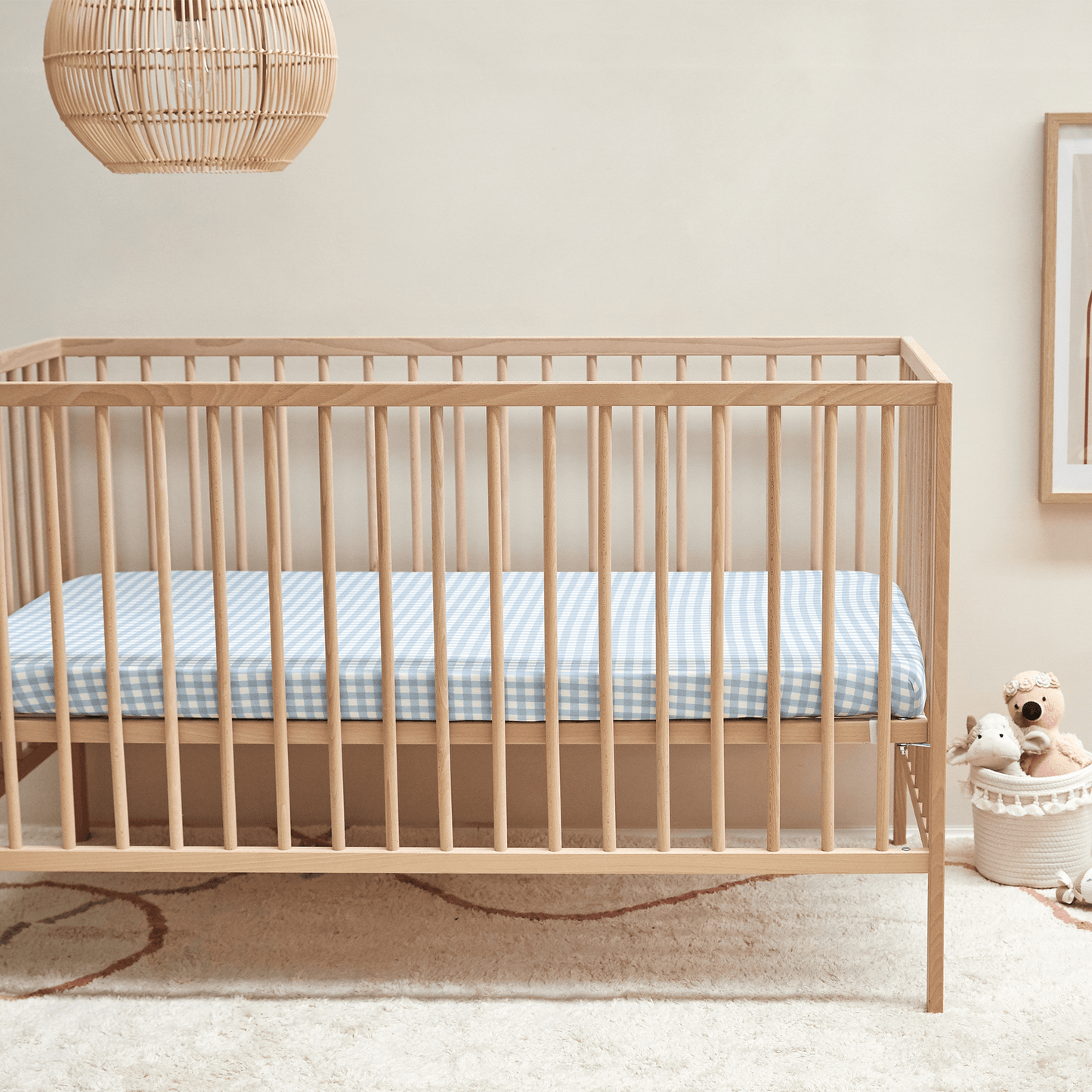Mulberry Threads Bamboo Jersey Cot Fitted Sheet Mulberry Threads Bamboo Jersey Cot Fitted Sheet