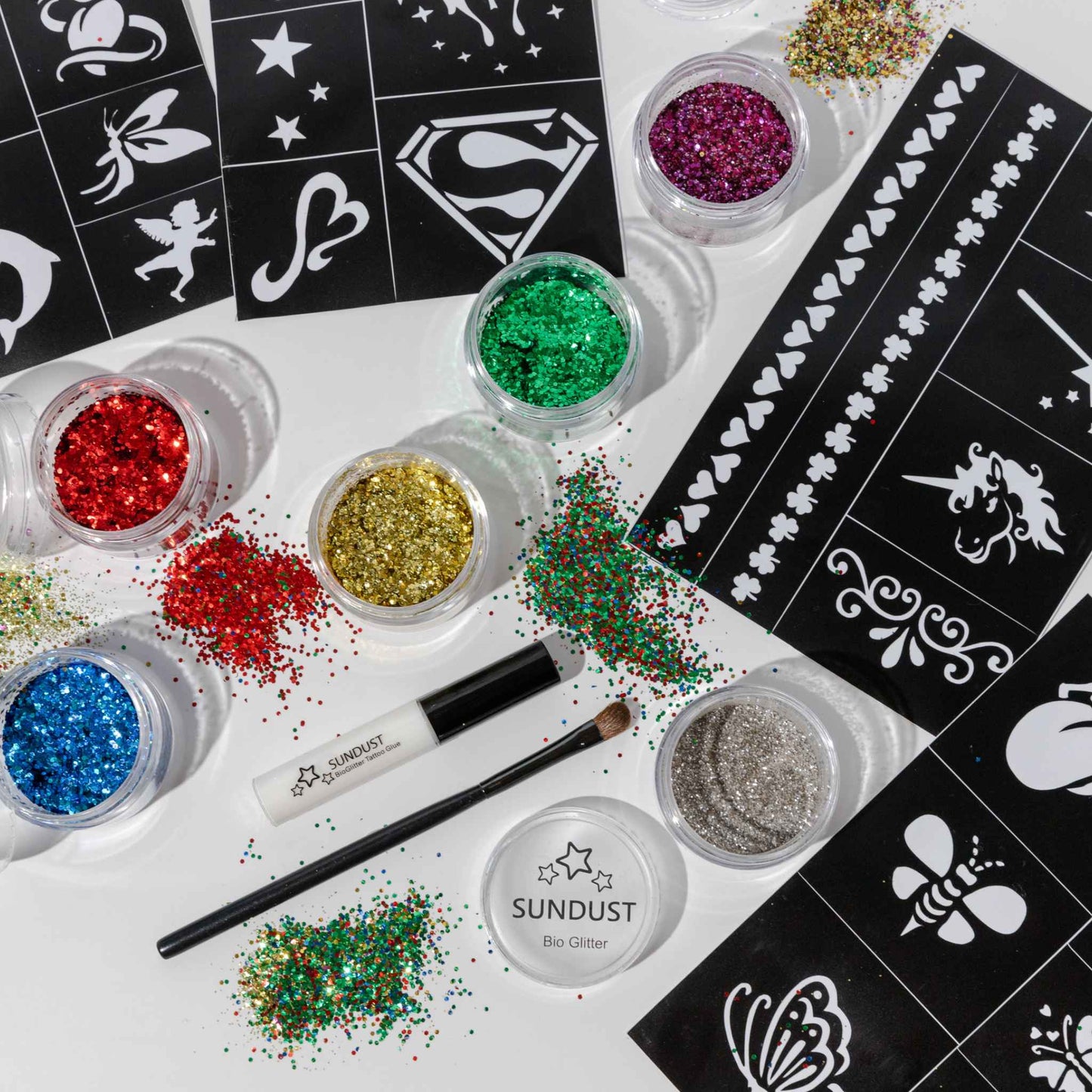 Sundust Kids Bio Glitter Tattoo Kits Sundust Kids Bio Glitter Tattoo Kits