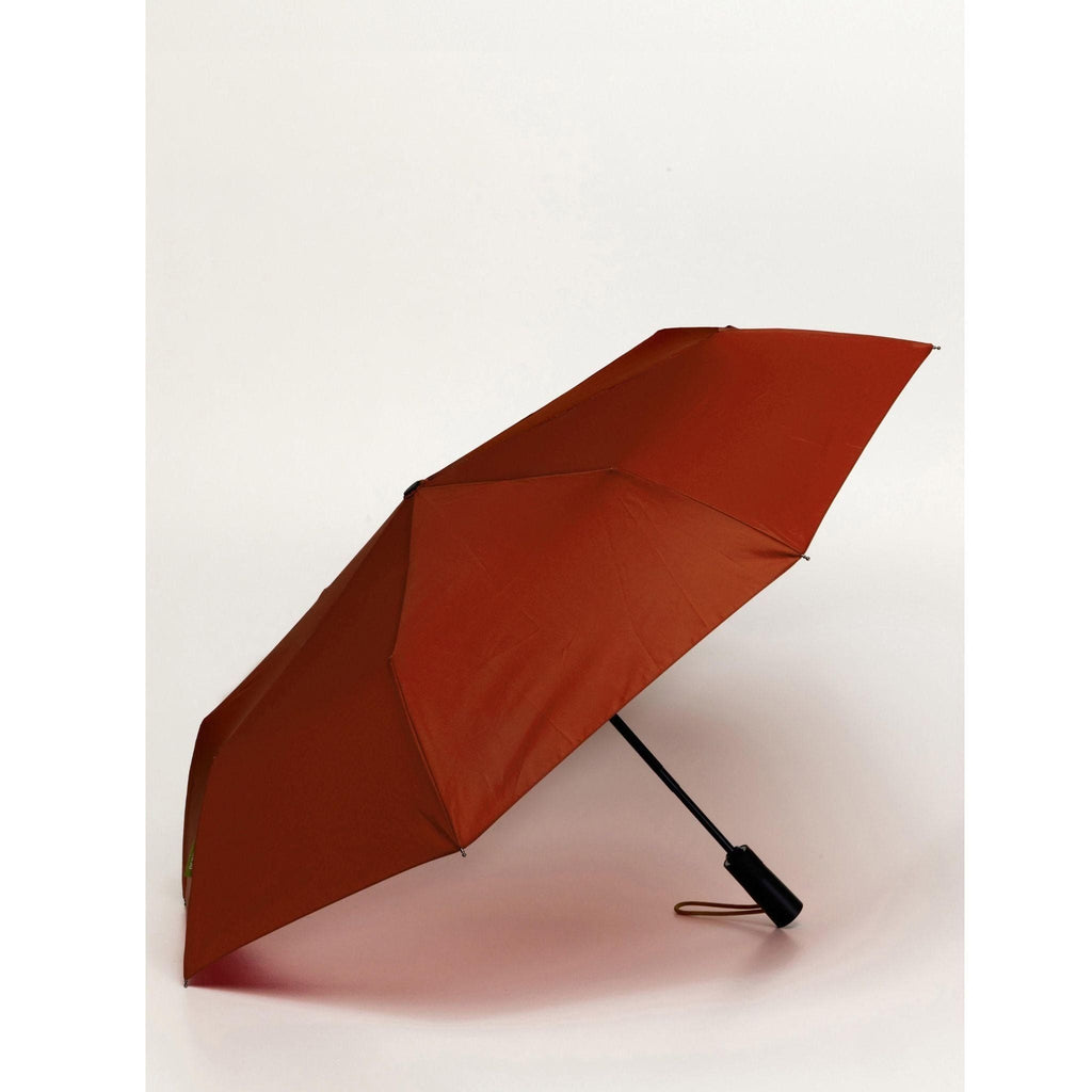 Original Duckhead Brick Red Daily Compact Umbrella with Automatic Open-Close Function