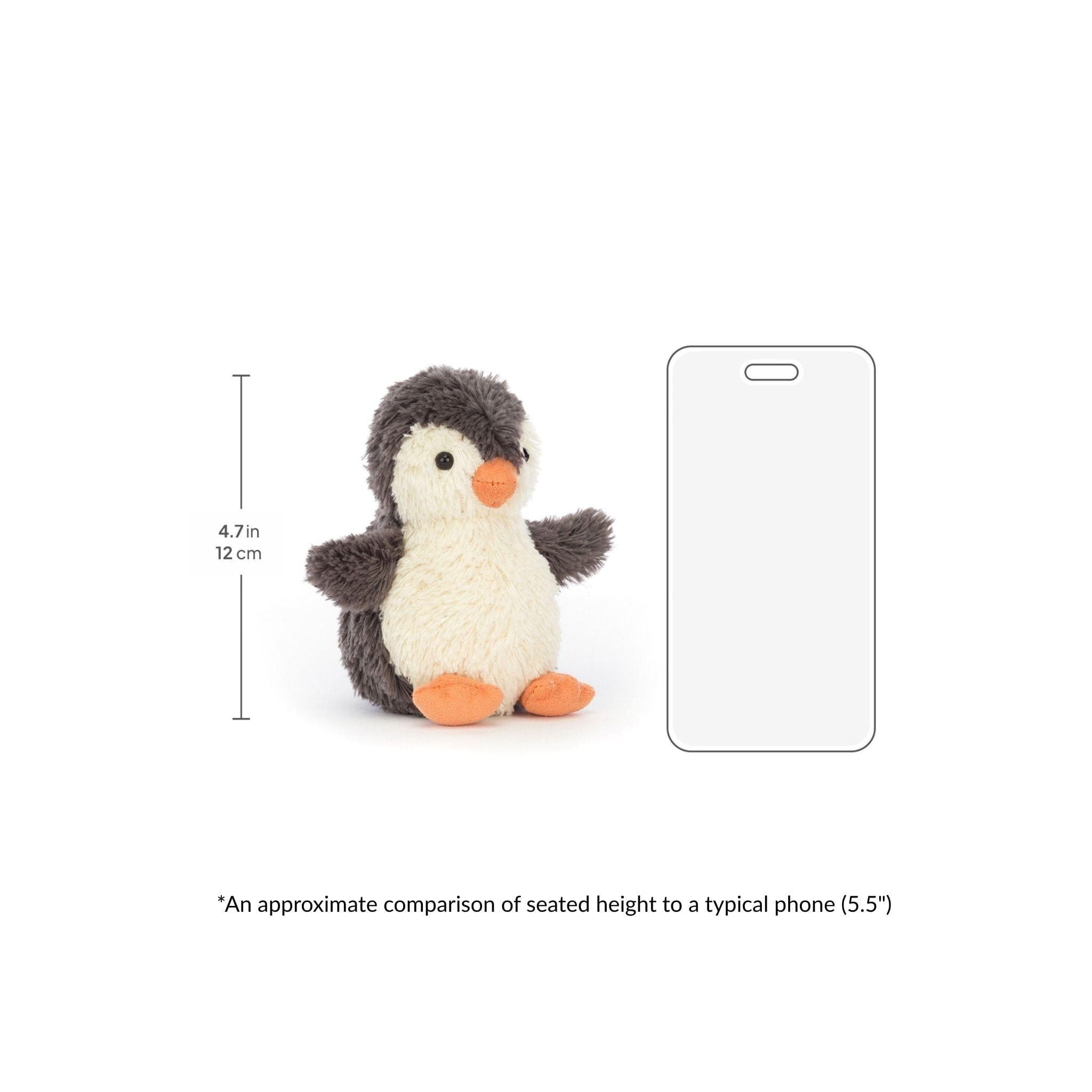 Jellycat Peanut Penguin small soft toy 12cm