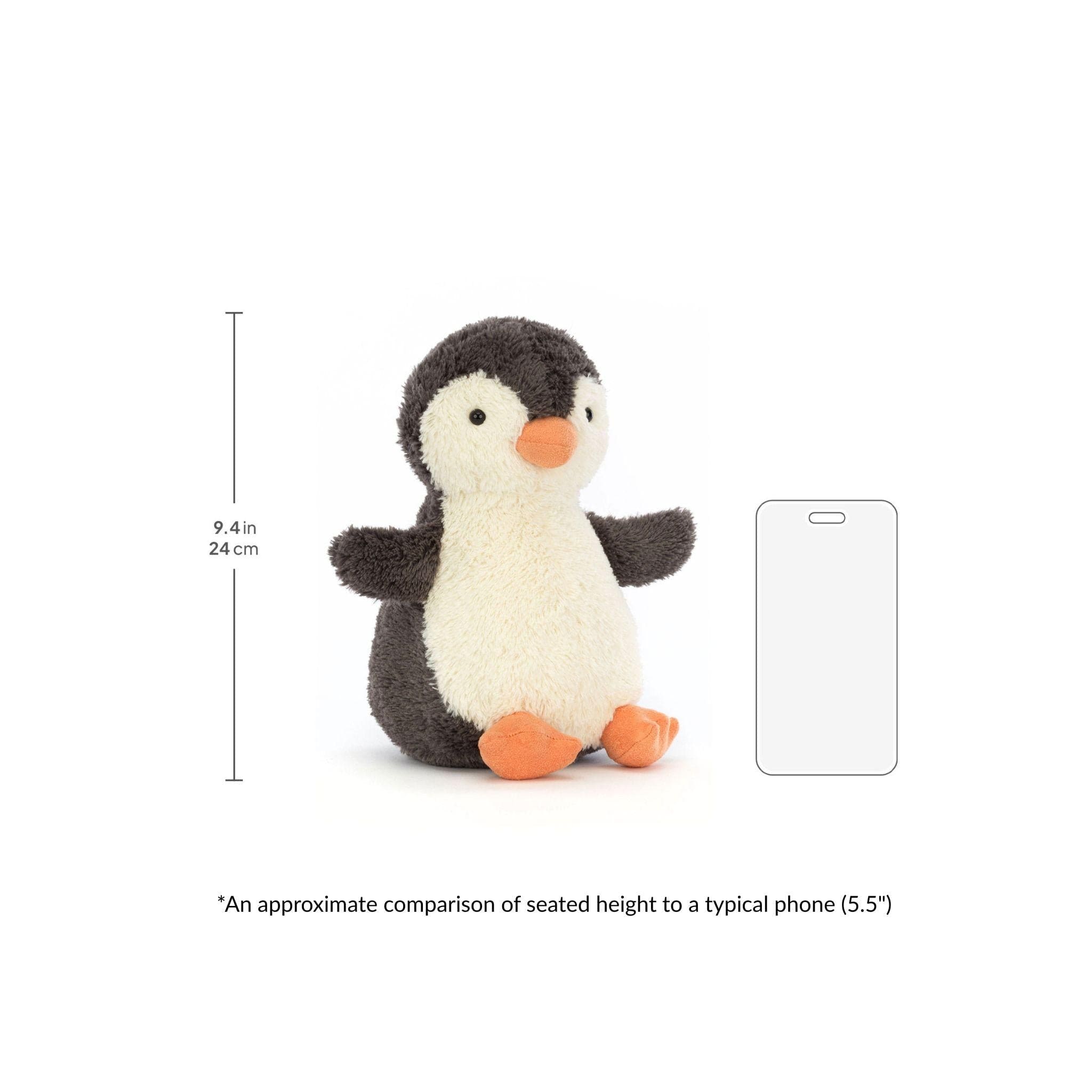 Jellycat Peanut Penguin medium soft toy 24cm