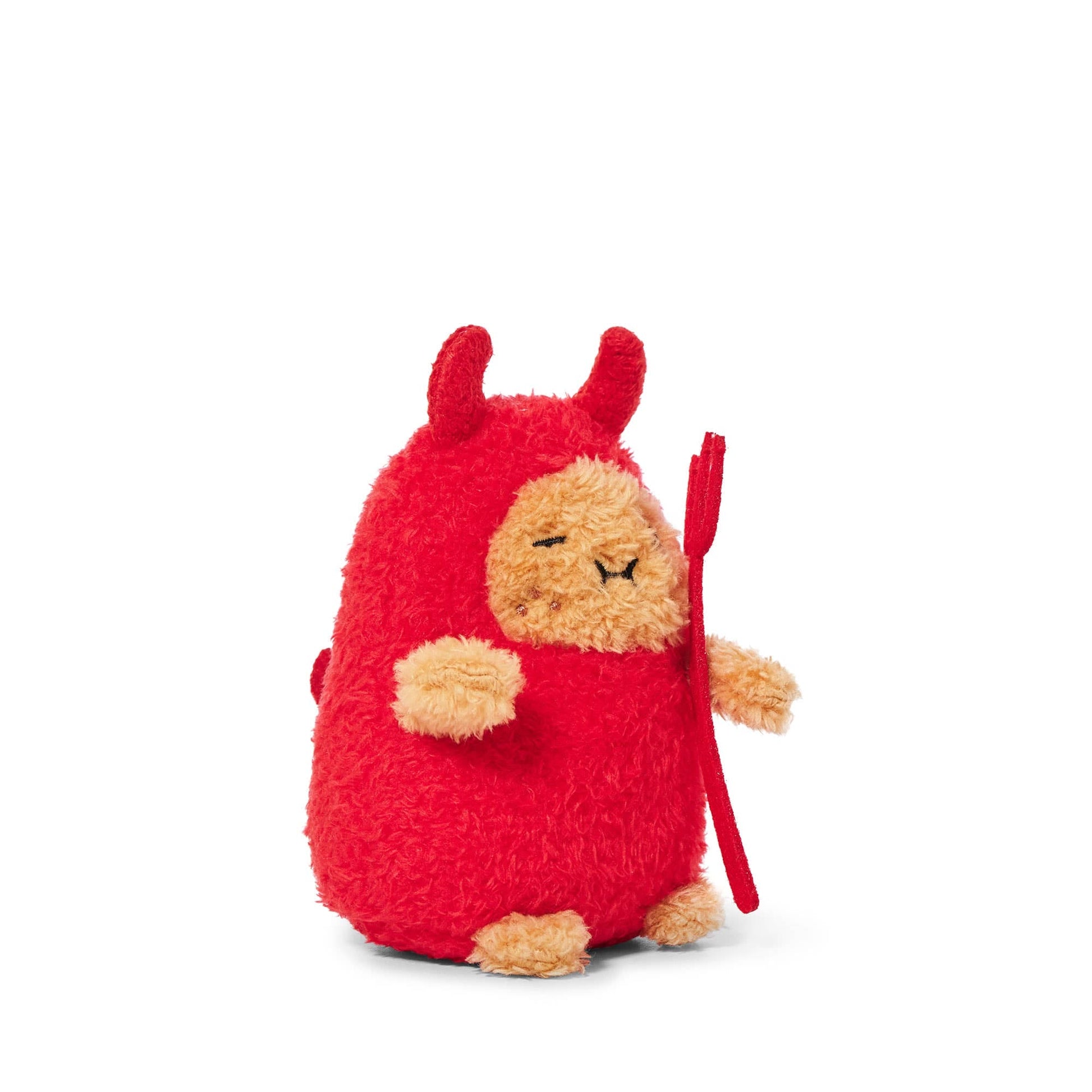 Noodoll Devil Ricespud mini sitting plush toy 10cm
