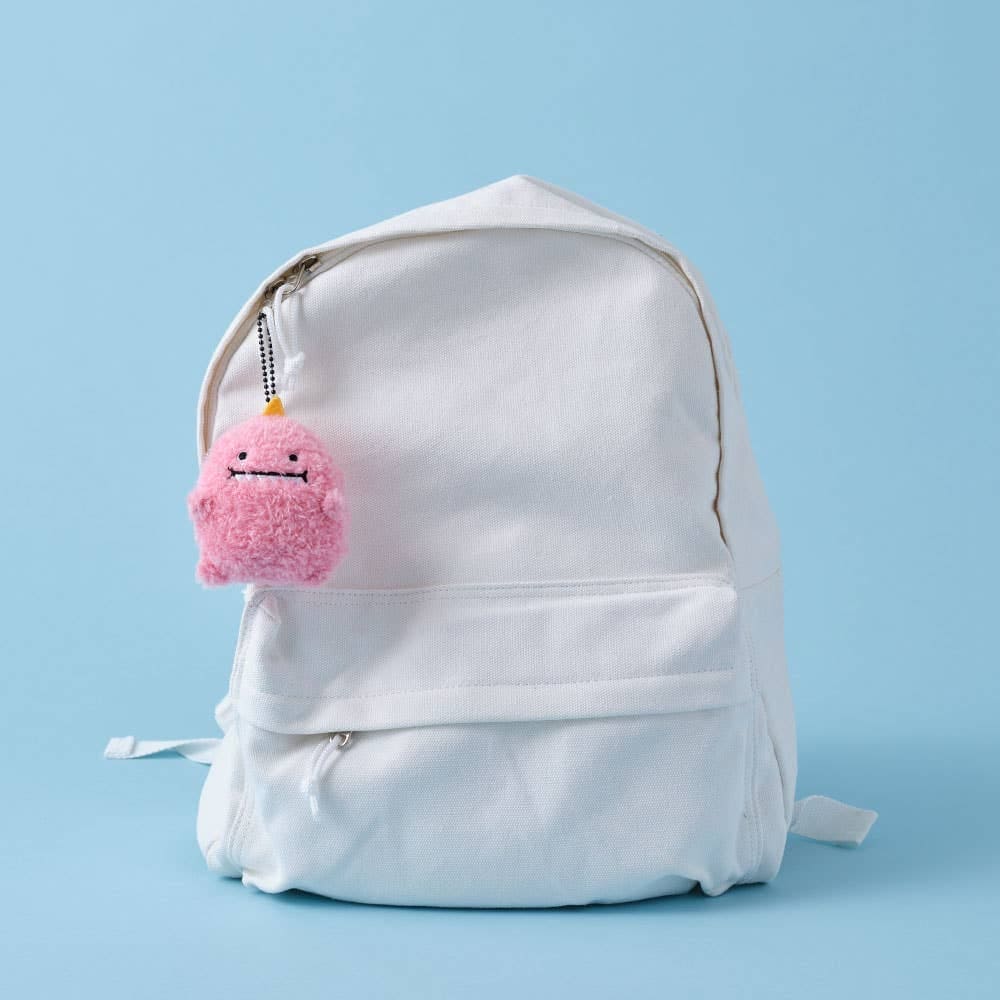 Noodoll Miss Dino, pink dinosaur keyring