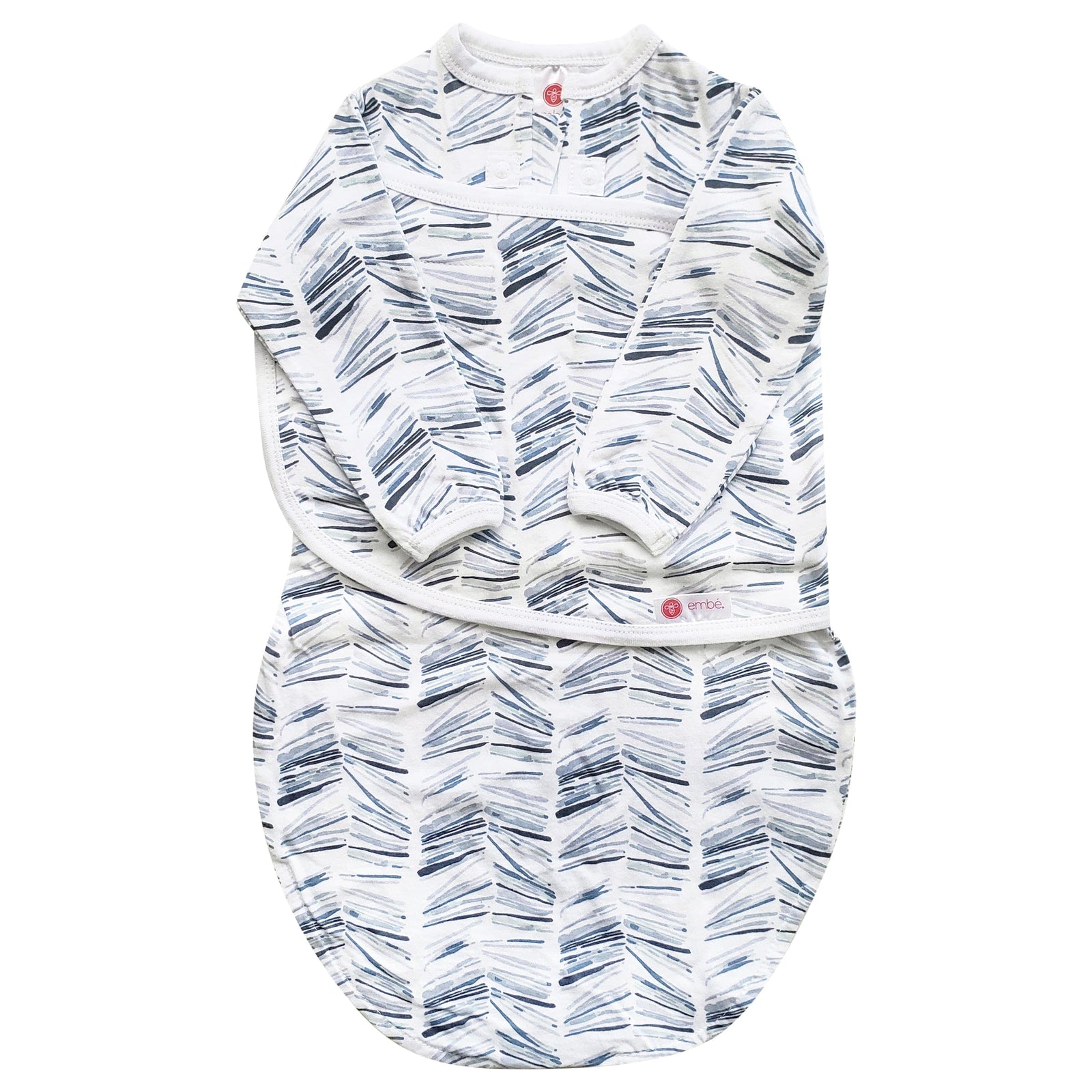 embé Long Sleeve Starter 2-Way Swaddle Sack (0-4mos)