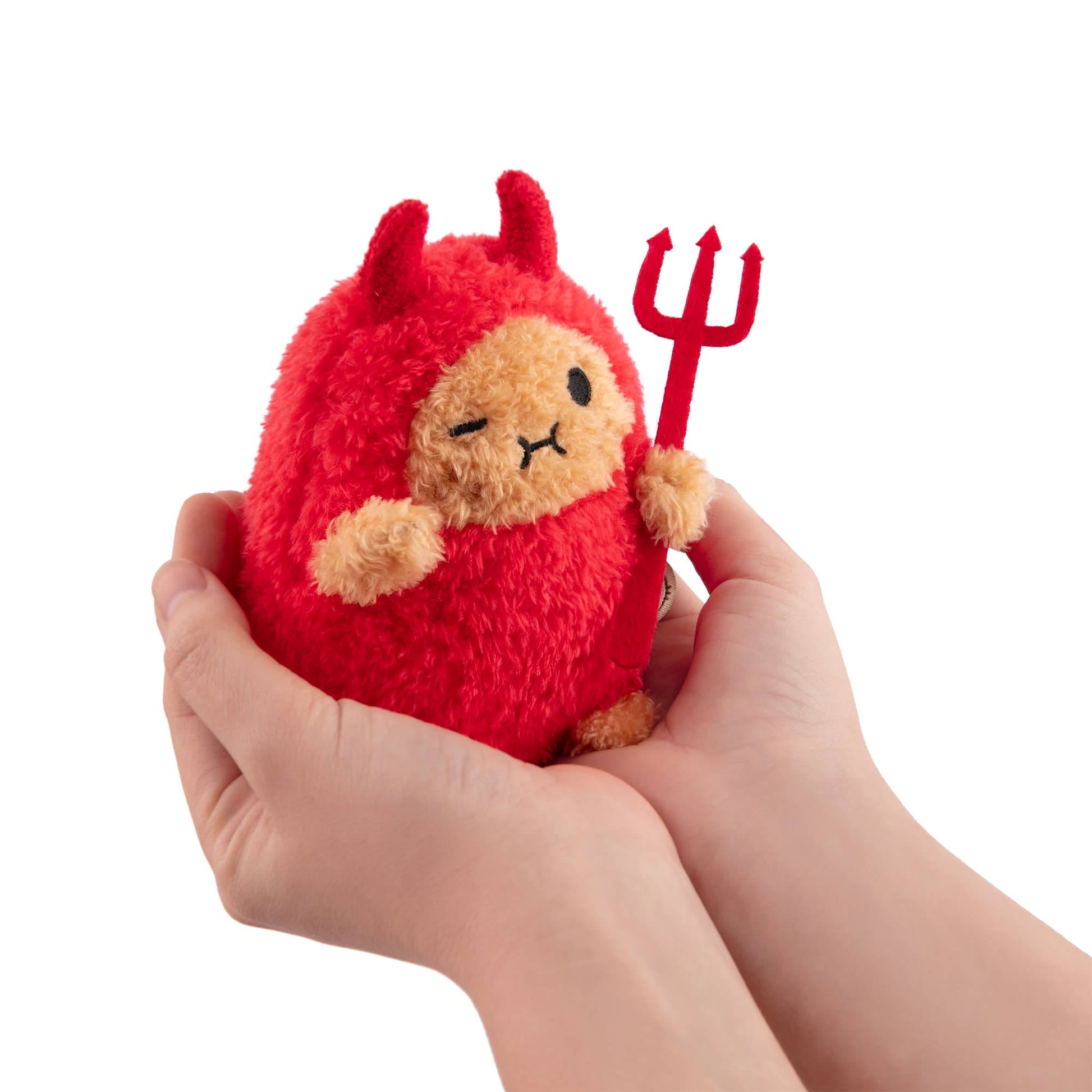 Noodoll Devil Ricespud mini sitting plush toy 10cm