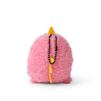 Noodoll Miss Dino, pink dinosaur keyring
