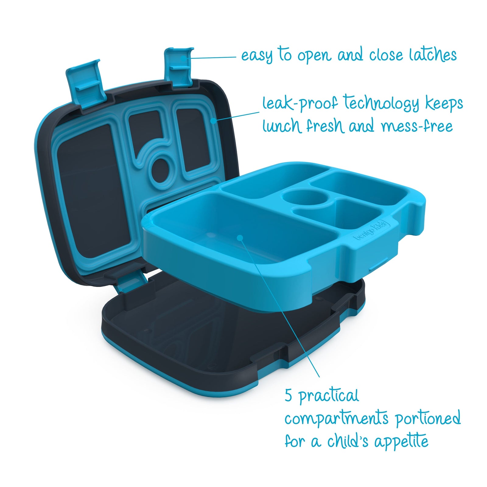 Bentgo Kids Prints Five Compartment Leakproof Lunch Box
