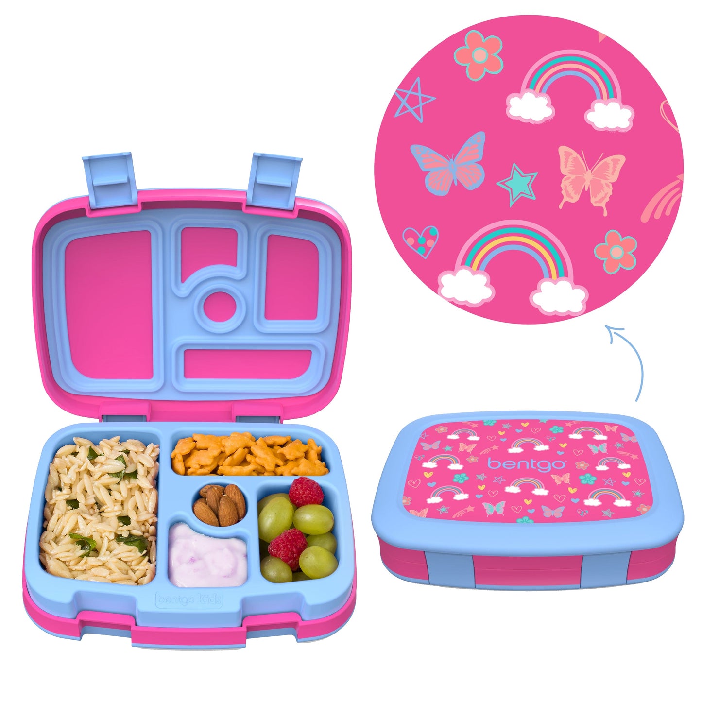 Bentgo Kids Prints Five Compartment Leakproof Lunch Box