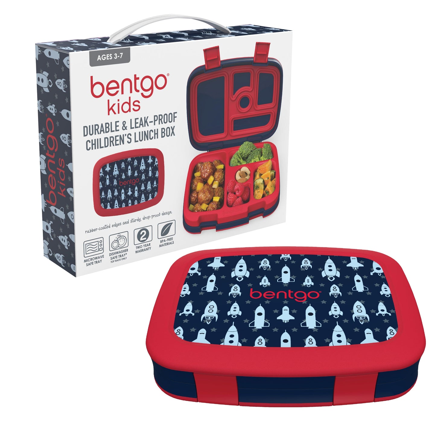 Bentgo Kids Prints Five Compartment Leakproof Lunch Box