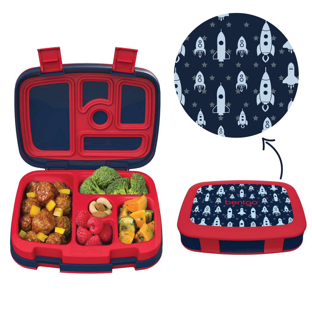 Bentgo Kids Prints Five Compartment Leakproof Lunch Box