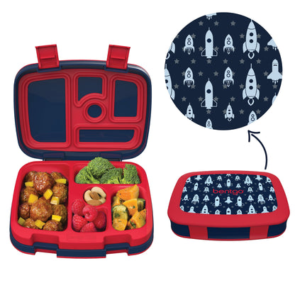 Bentgo Kids Prints Five Compartment Leakproof Lunch Box