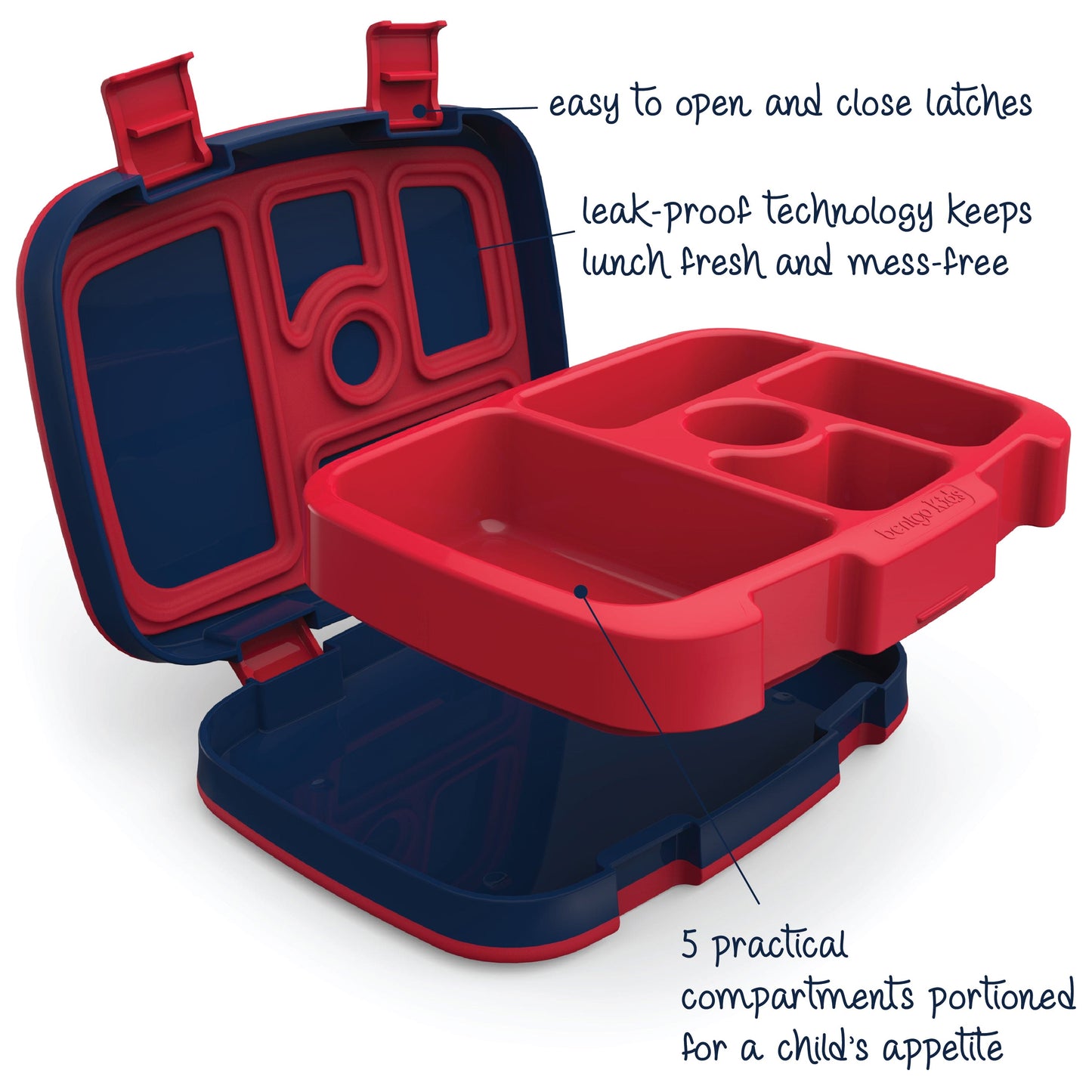 Bentgo Kids Prints Five Compartment Leakproof Lunch Box