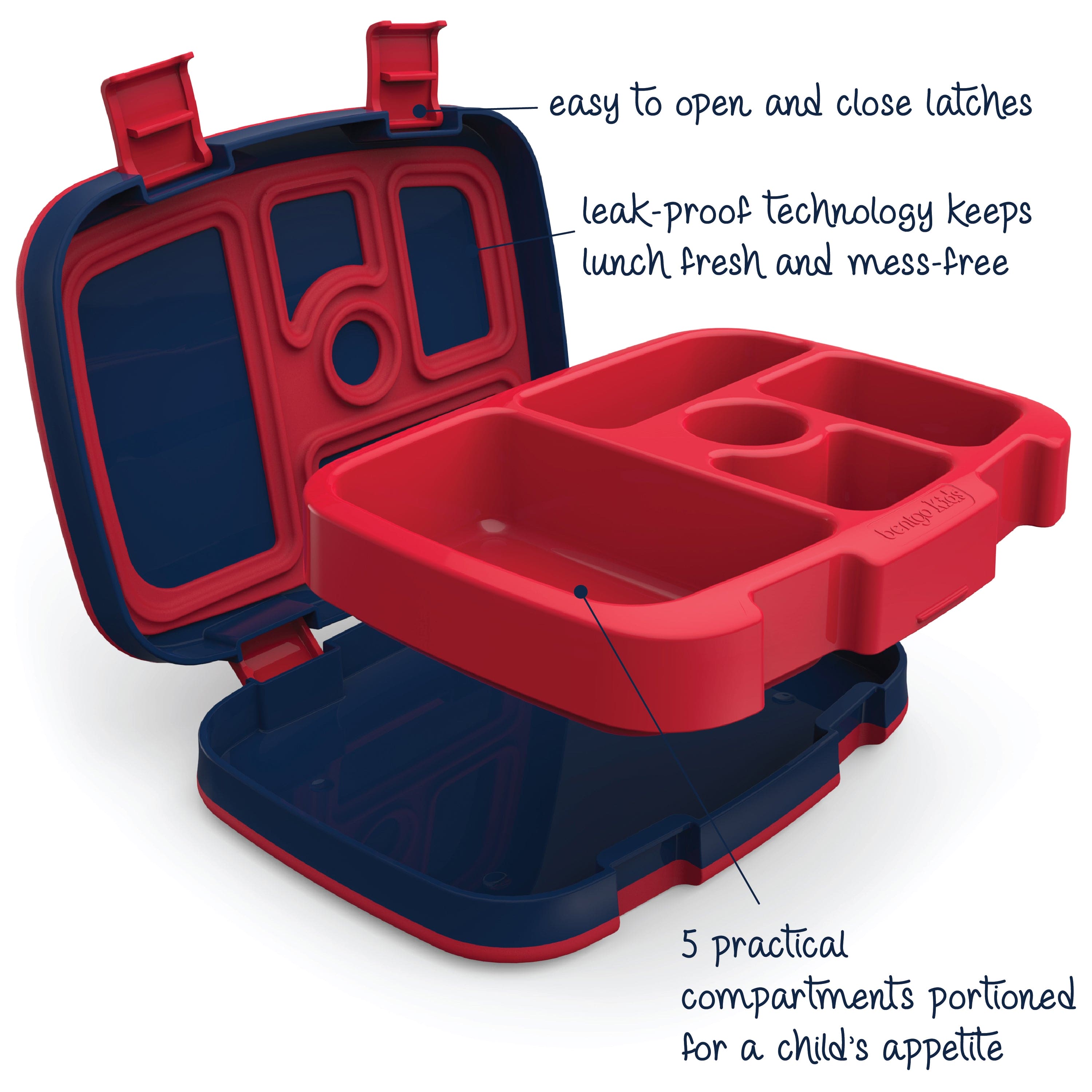 Bentgo Kids Prints Five Compartment Leakproof Lunch Box