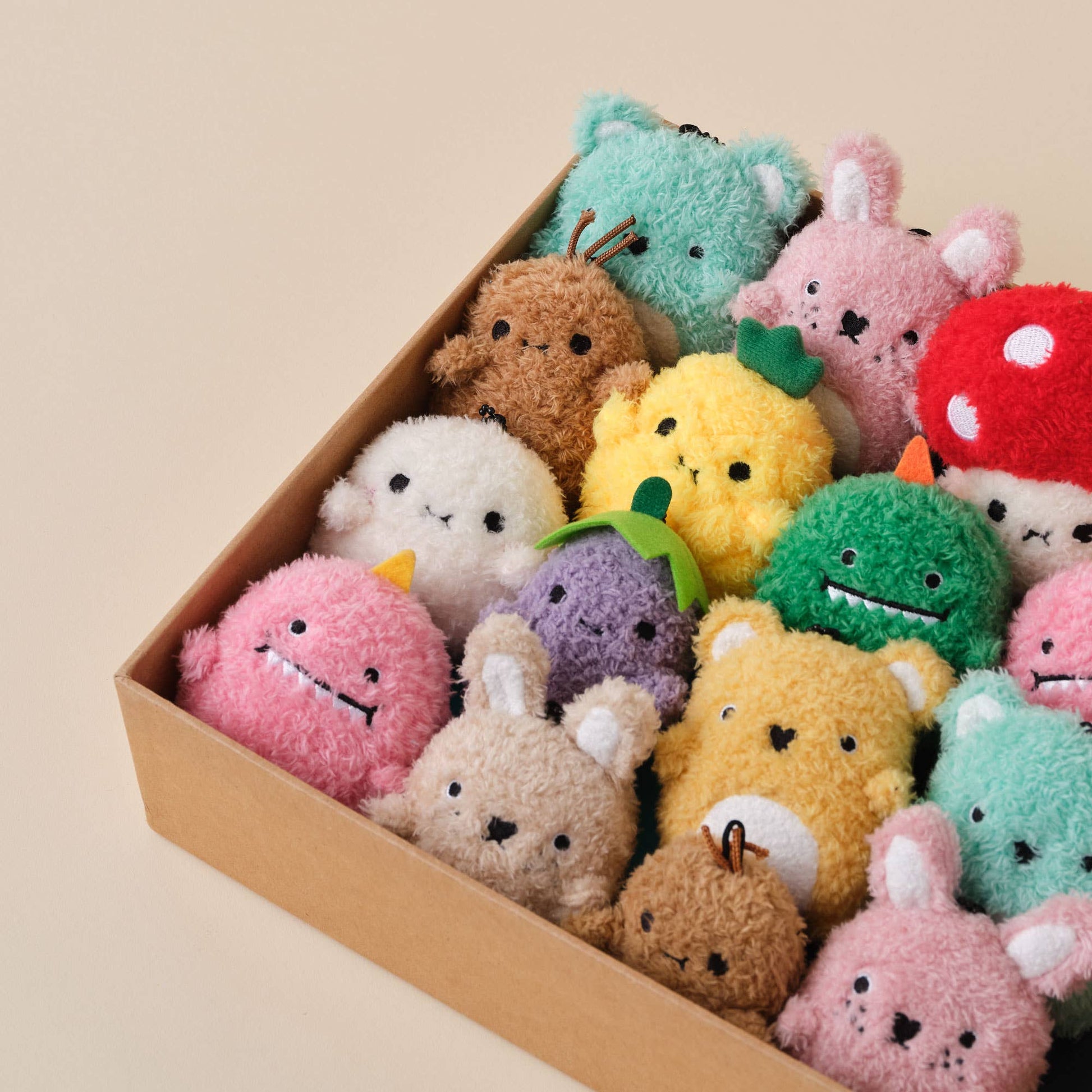 Noodoll Miss Dino, pink dinosaur keyring