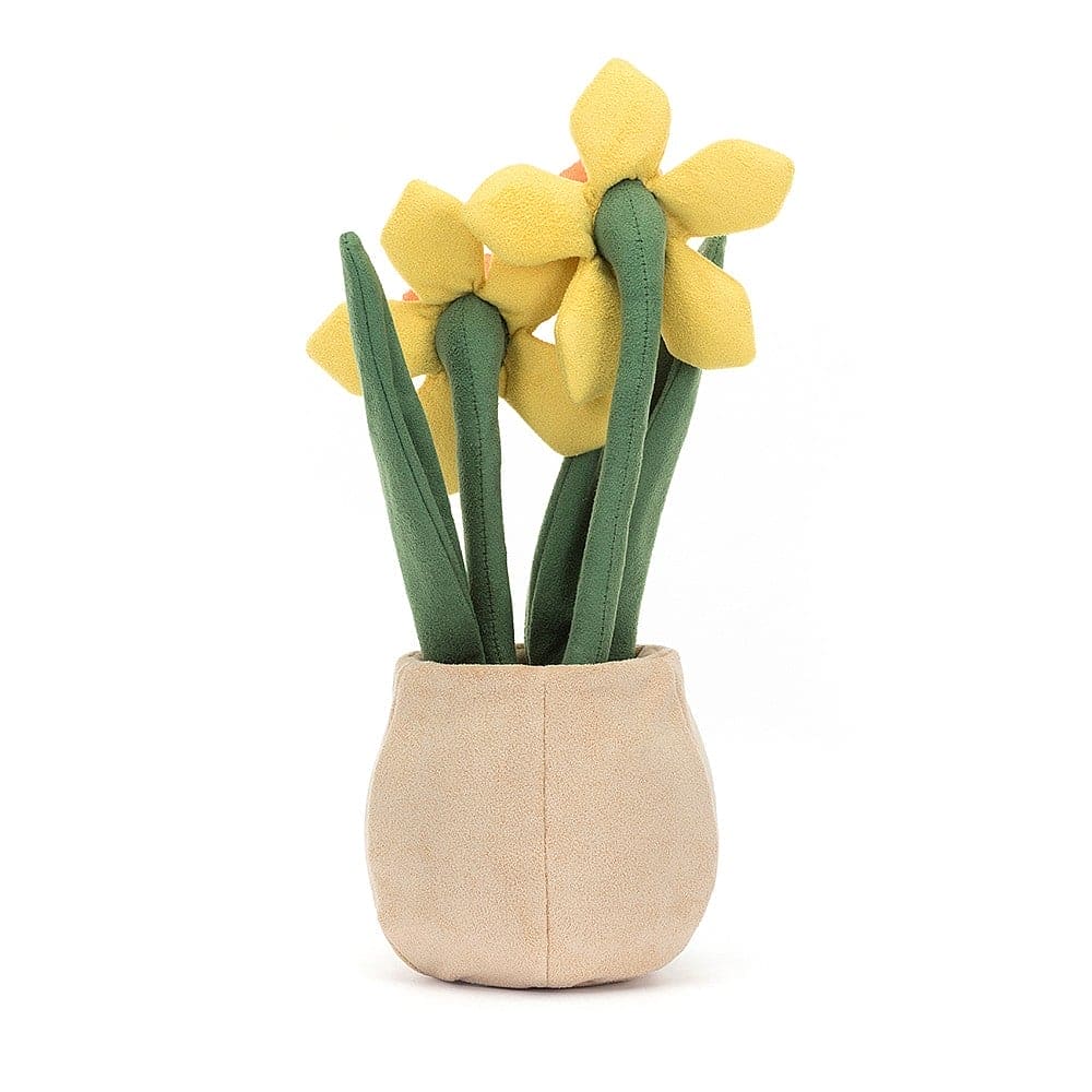 Jellycat Amuseables Daffodil Pot soft toy 29cm