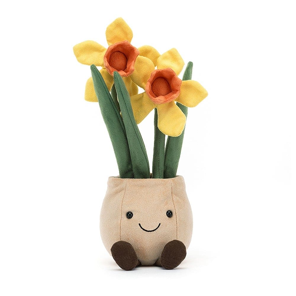 Jellycat Amuseables Daffodil Pot soft toy 29cm