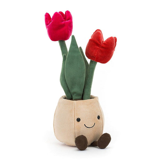 Jellycat Amuseable Tulip Pot soft toy 30cm