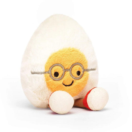 Jellycat Amuseable Boiled Egg Geek soft toy 14cm