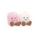 Jellycat Amuseables Pink and White Marshmallows 9cm