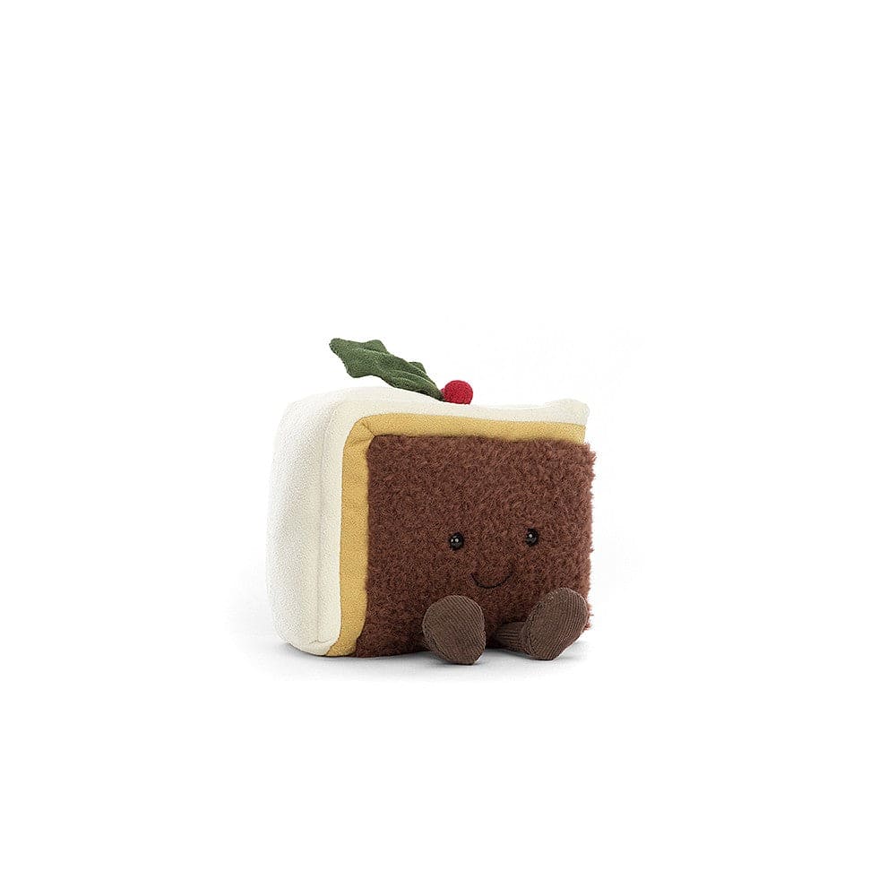 Jellycat Amuseables Slice Of Christmas Cake soft toy 12xm