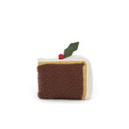 Jellycat Amuseables Slice Of Christmas Cake soft toy 12xm