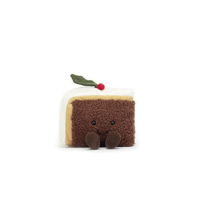 Jellycat Amuseables Slice Of Christmas Cake soft toy 12xm