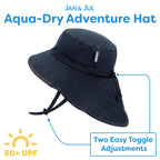 Jan & Jul Adult Water Repellent UPF 50+ Aqua-Dry Adventure Sun Hats