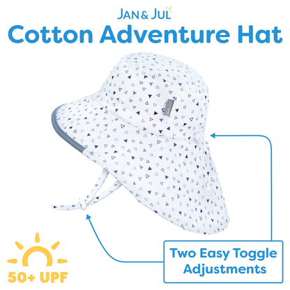 Jan & Jul Adult UPF 50+ Cotton Adventure Sun Hat