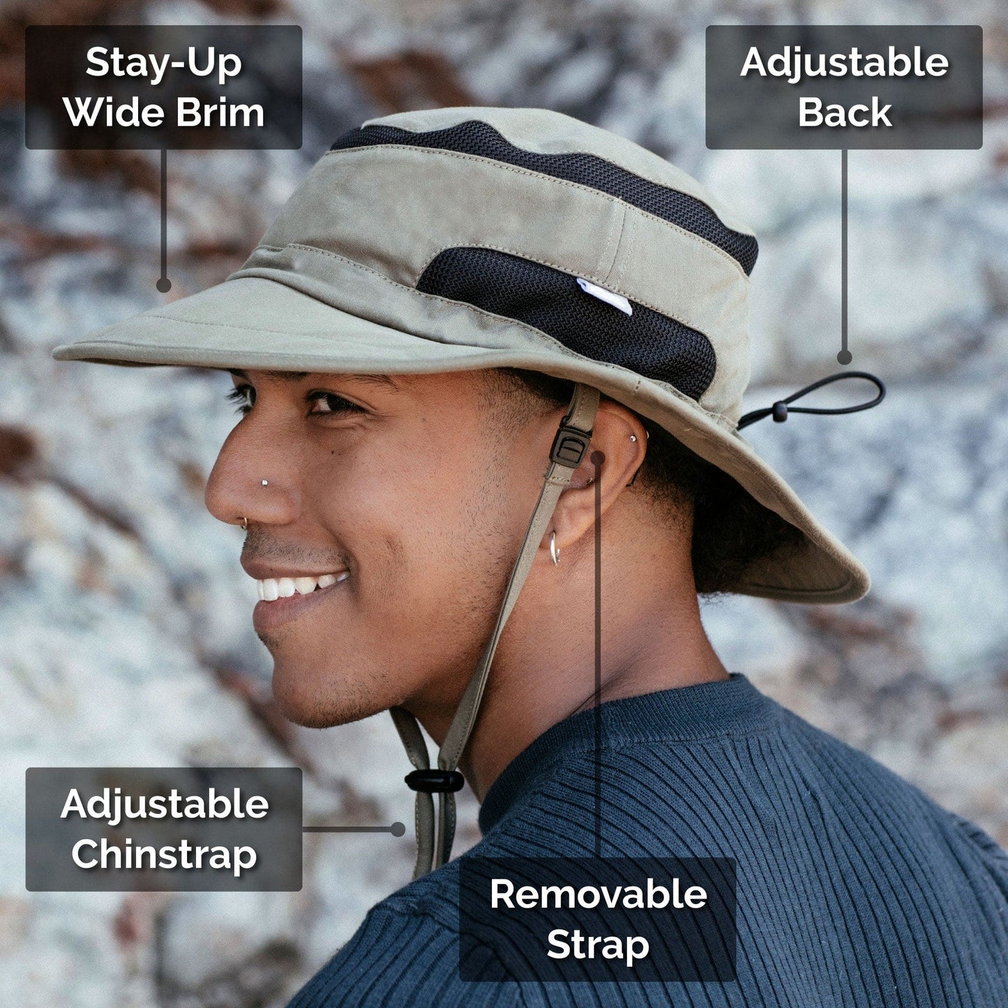 Jan & Jul Adult Jasper Hiking UPF 50+ Sun Hat