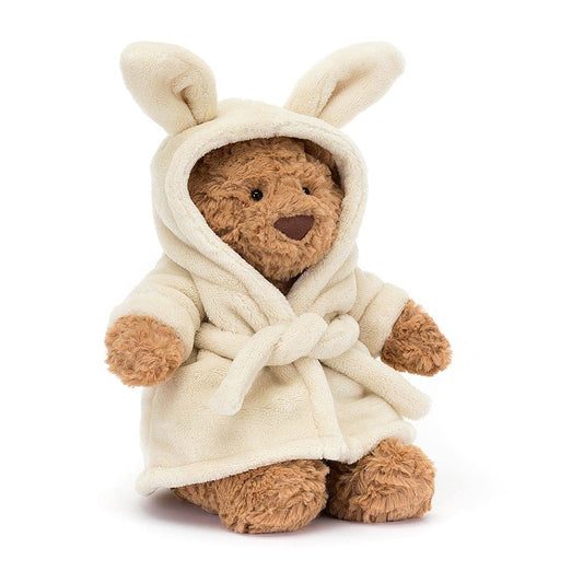 Jellycat Bartholomew Bear Bathrobe soft toy 26cm