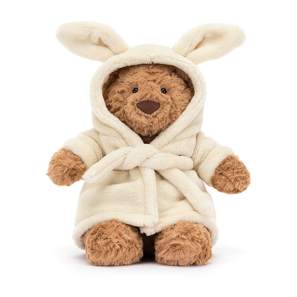 Jellycat Bartholomew Bear Bathrobe soft toy 26cm