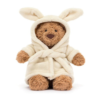 Jellycat Bartholomew Bear Bathrobe soft toy 26cm