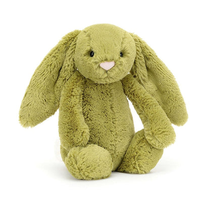 Jellycat Bashful Moss Bunny medium soft toy 31cm