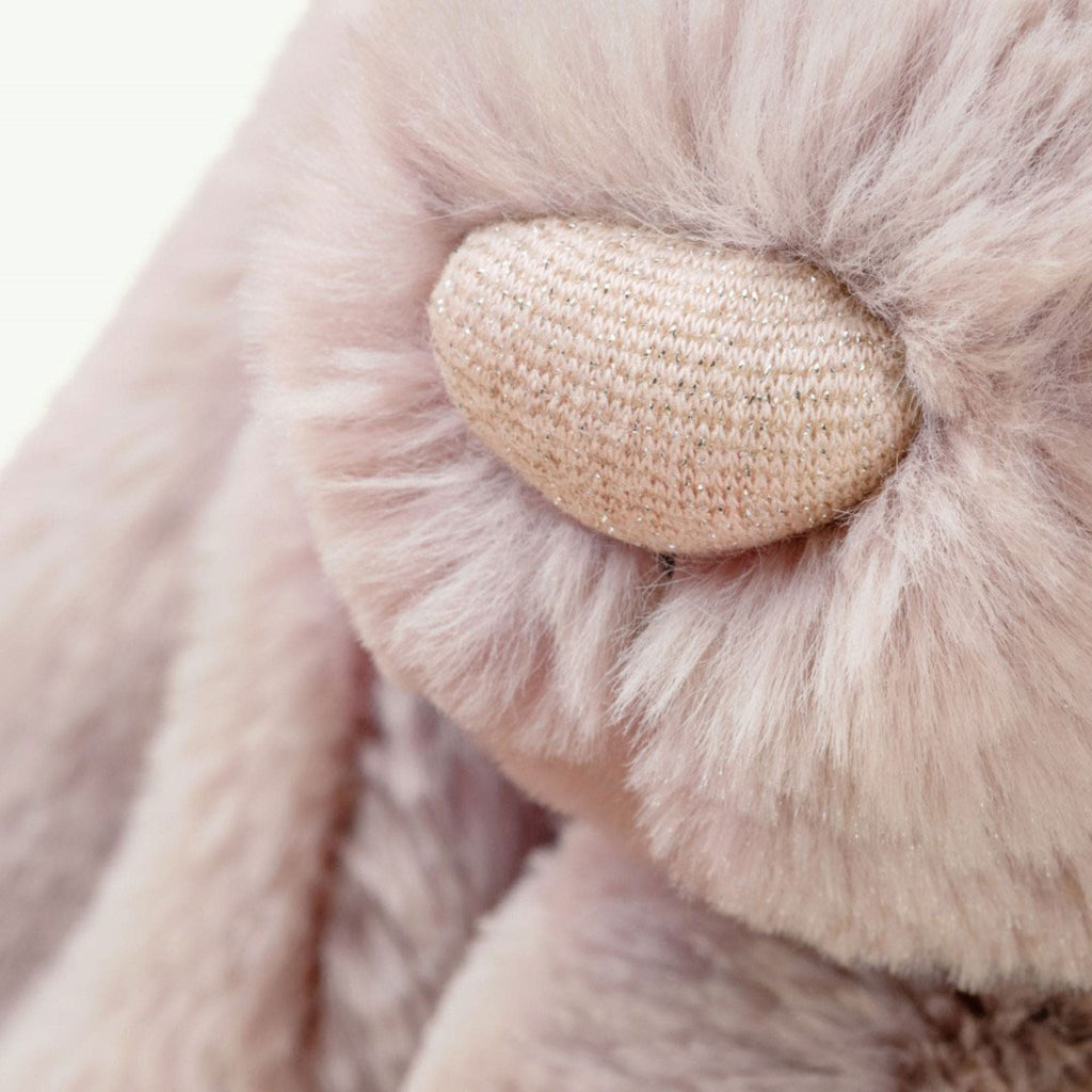Jellycat Bashful Luxe Bunny Rosa medium soft toy 31cm