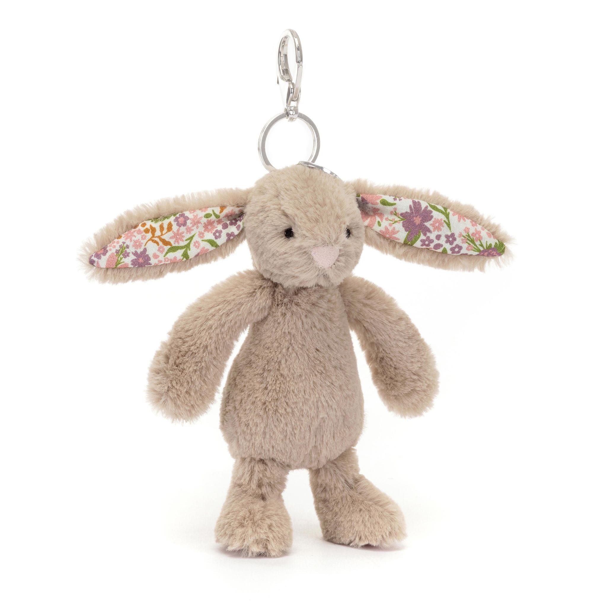 Jellycat Blossom Beige Bunny 'Petal' Bag Charm 18cm