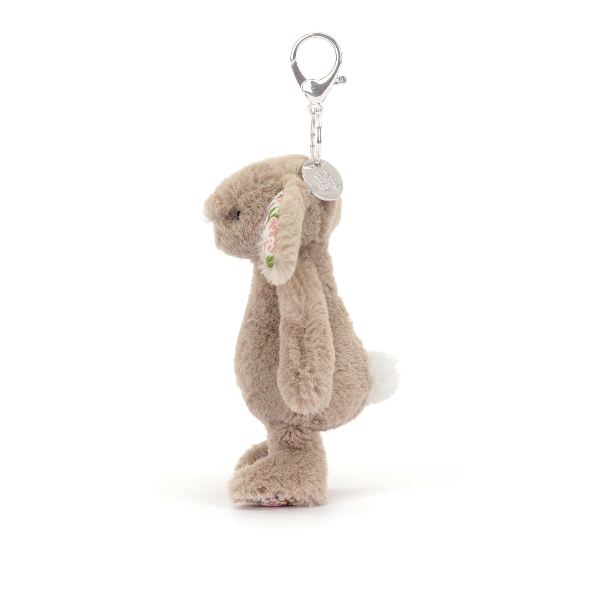 Jellycat Blossom Beige Bunny 'Petal' Bag Charm 18cm