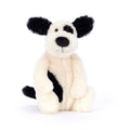 Jellycat Bashful Black & Cream Puppy Rufferty Small 18cm