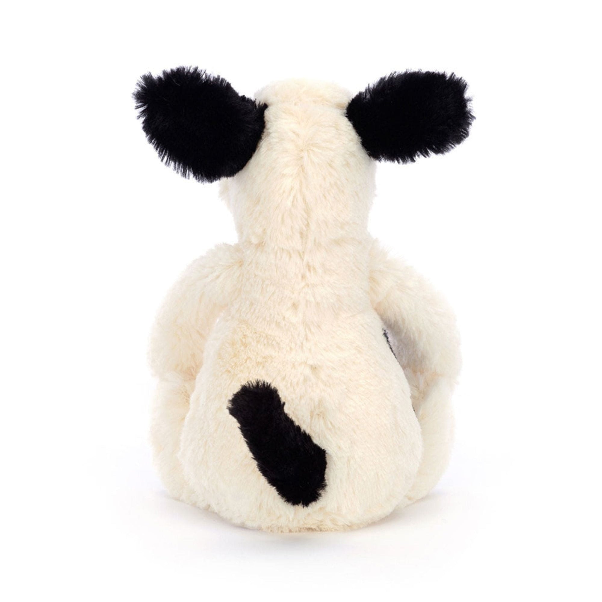 Jellycat Bashful Black & Cream Puppy small soft toy 18cm
