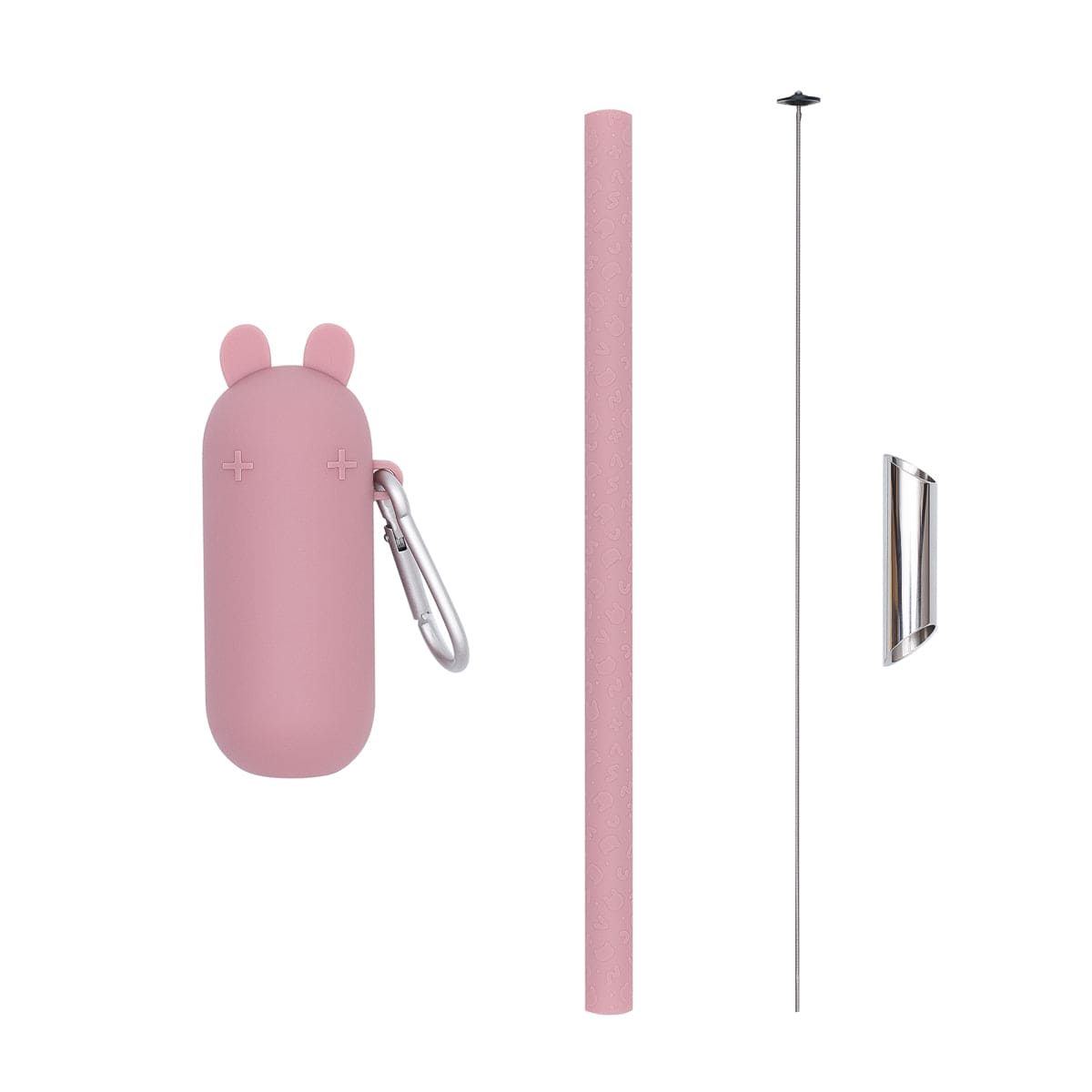 We Might Be Tiny Bubble Tea Silicone Straw Set + Keepie