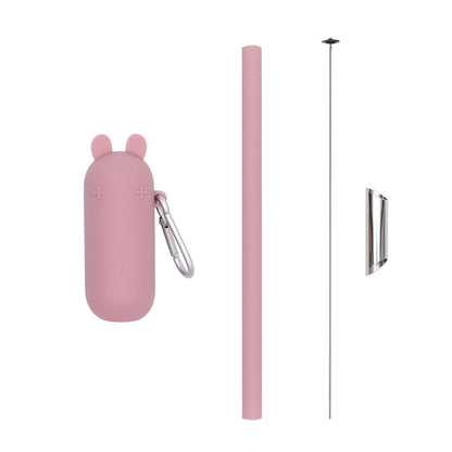 We Might Be Tiny Bubble Tea Silicone Straw Set + Keepie