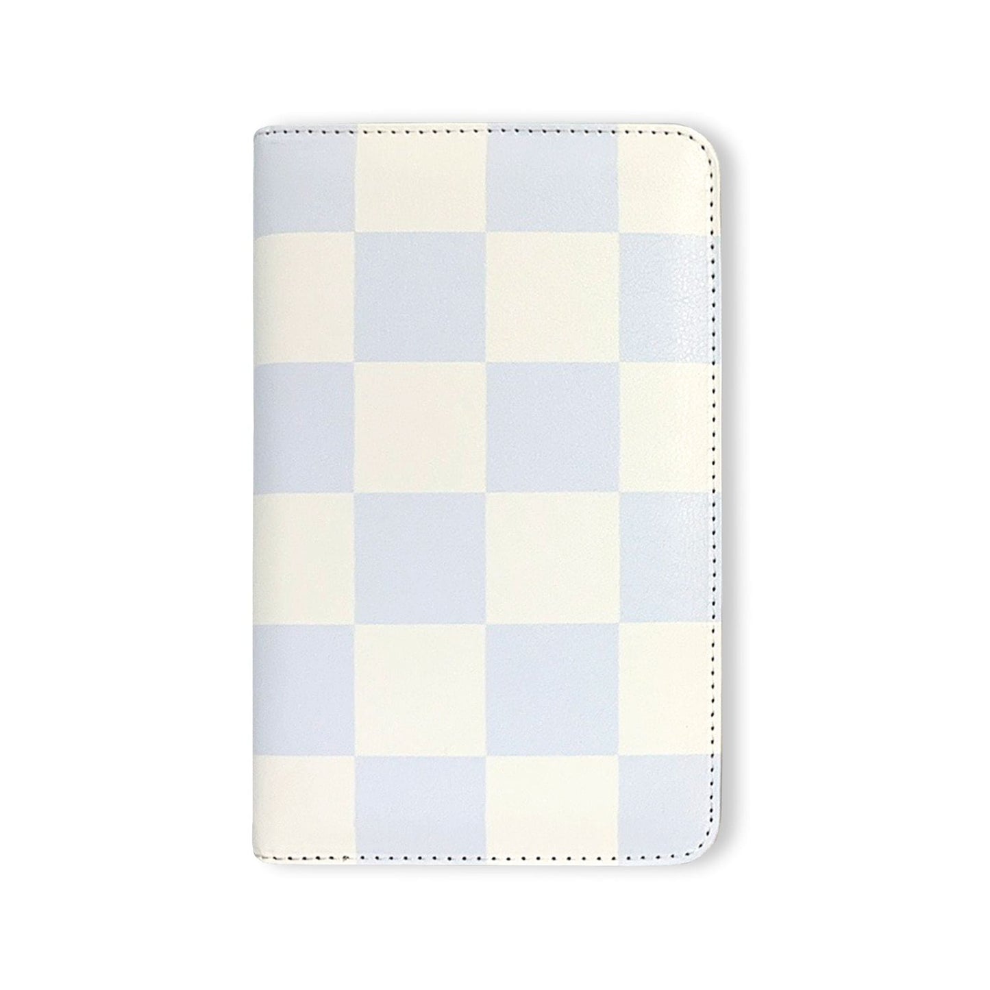 Fox & Fallow Travel Wallet - Powdered Blue Checkered