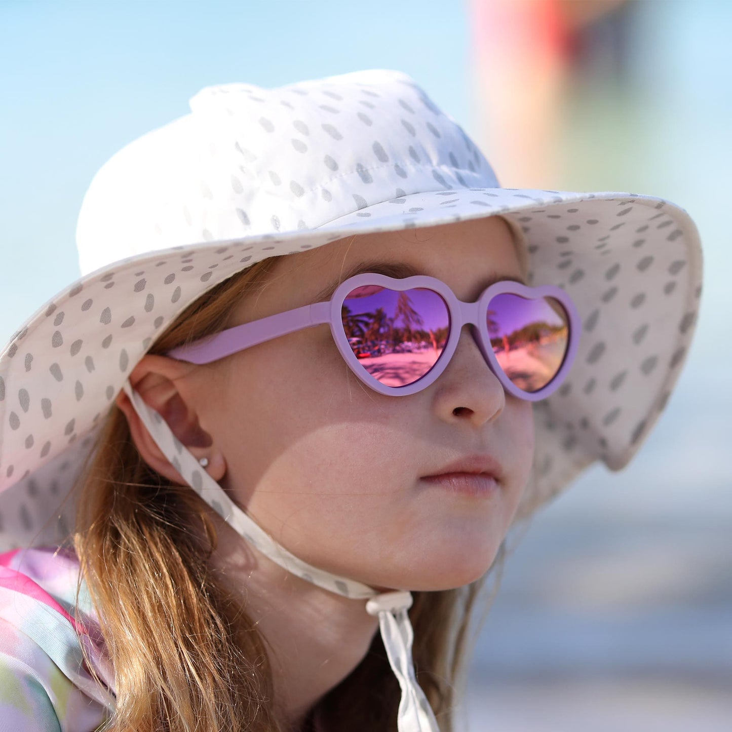 Jan & Jul Kids Polarised Unbreakable Heart Sunglasses