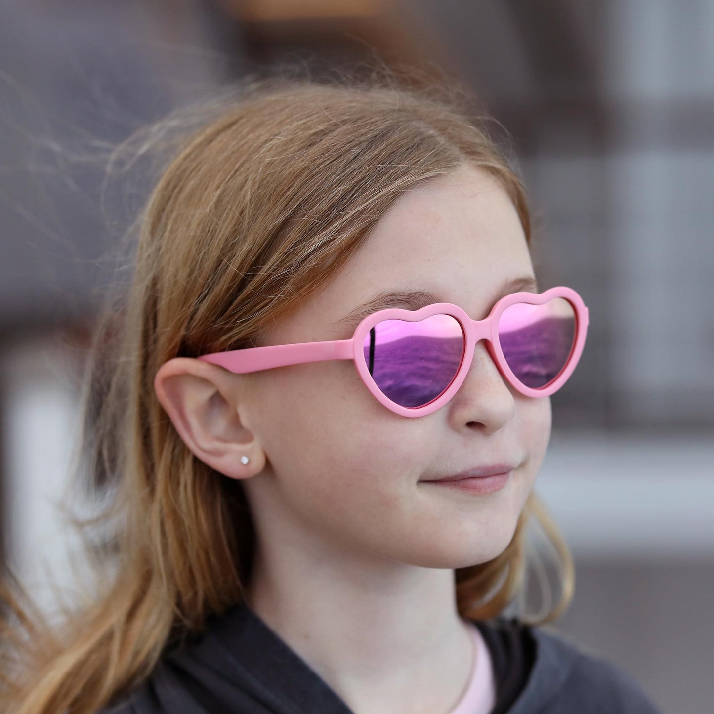 Jan & Jul Kids Polarised Unbreakable Heart Sunglasses