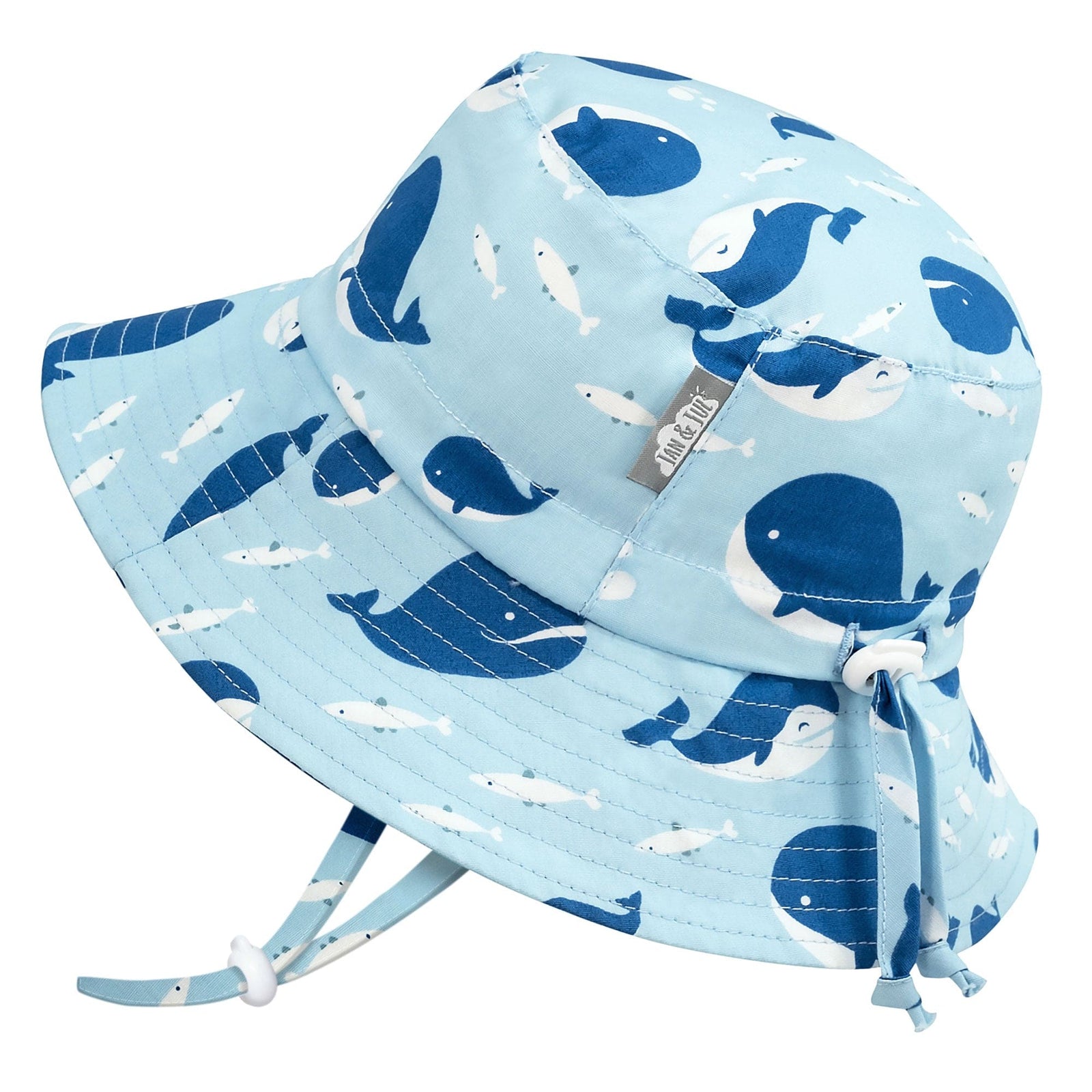 Jan & Jul Kids Grow-With-Me® Adjustable UPF 50+ Cotton Bucket Hat