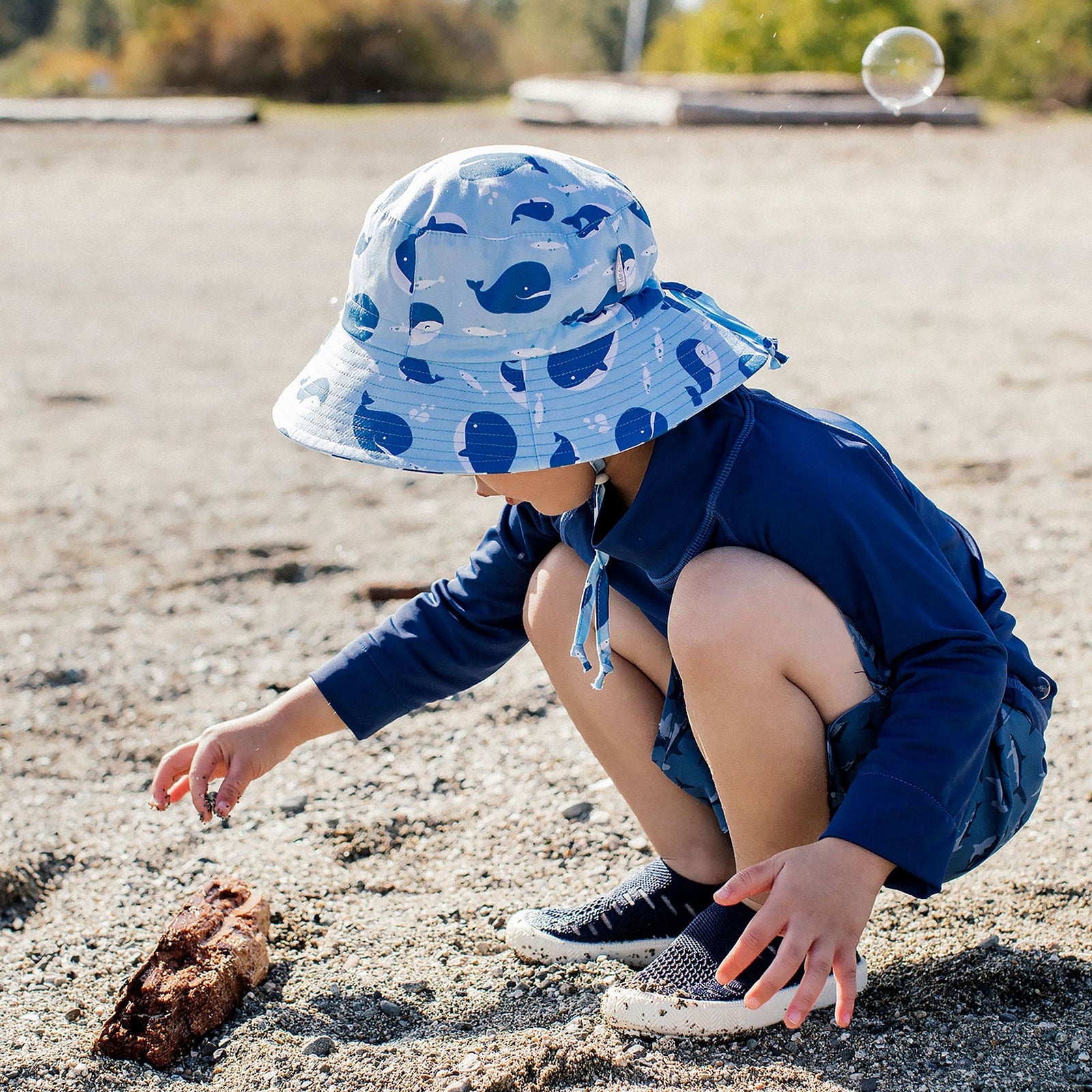 Jan & Jul Kids Grow-With-Me® Adjustable UPF 50+ Cotton Bucket Hat