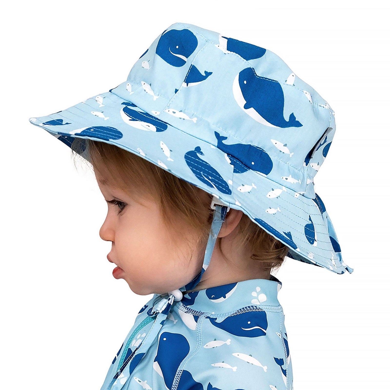 Jan & Jul Kids Grow-With-Me® Adjustable UPF 50+ Cotton Bucket Hat