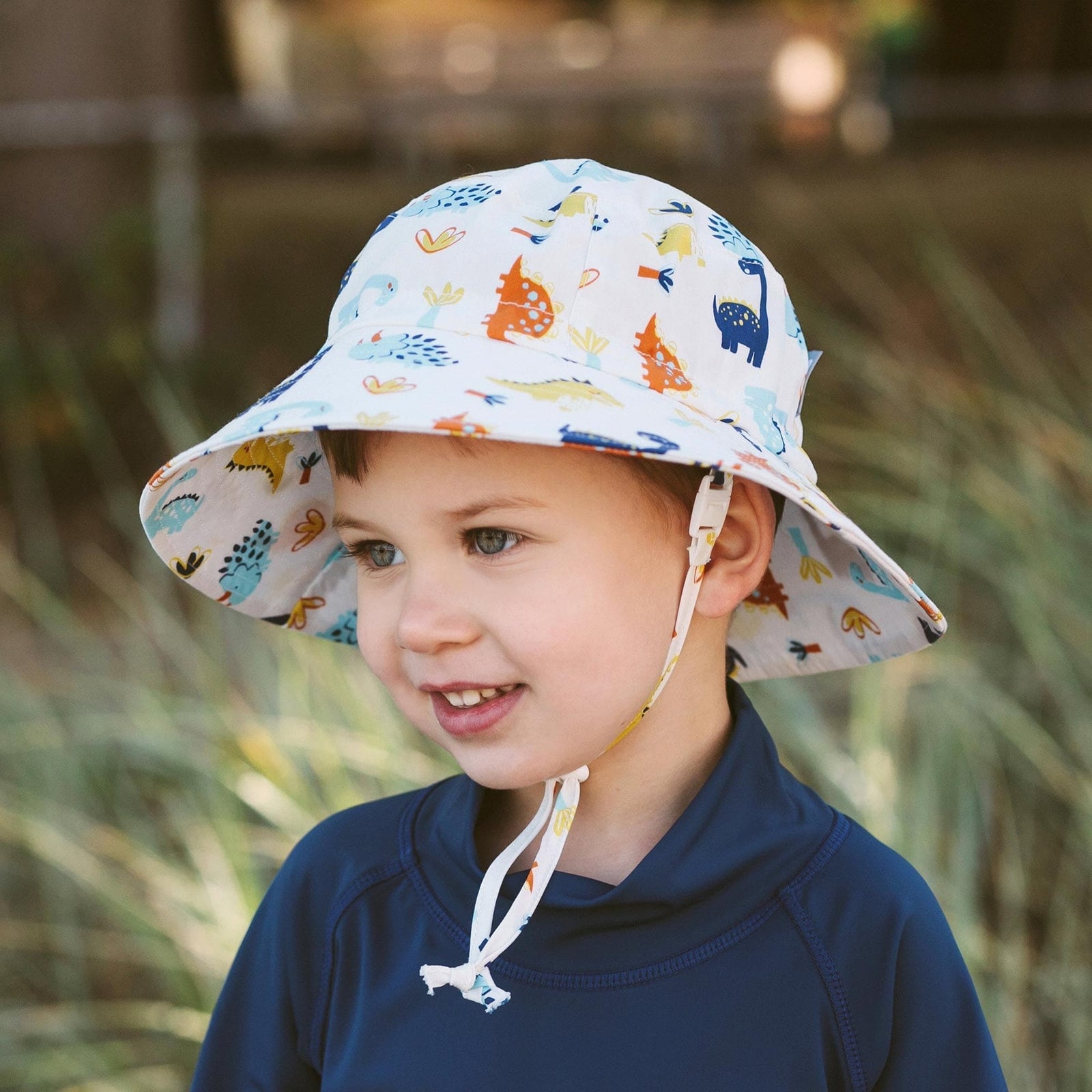 Jan & Jul Kids Grow-With-Me® Adjustable UPF 50+ Cotton Bucket Hat