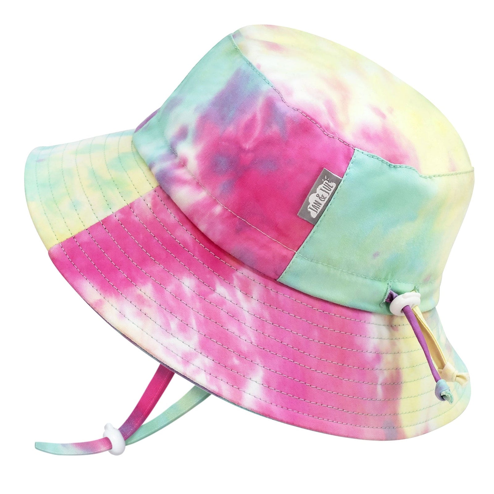 Jan & Jul Kids Grow-With-Me® Adjustable UPF 50+ Cotton Bucket Hat